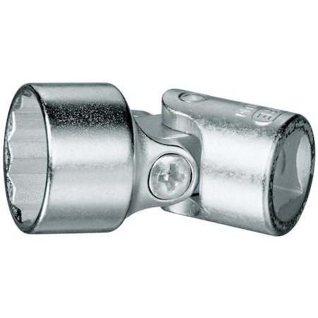 Gedore 3/8" Square Drive, 19mm Metric Socket, 12 Points, Swivel 3/8", 19mm 6231560